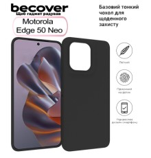 Чохол до мобільного телефона BeCover Motorola Edge 50 Neo Black (712744)