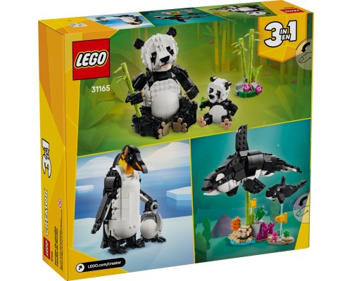 Конструктор LEGO Creator Дикі тварини: пандові (31165)