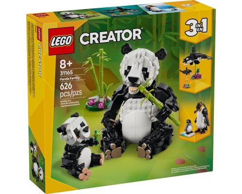 Конструктор LEGO Creator Дикі тварини: пандові (31165)