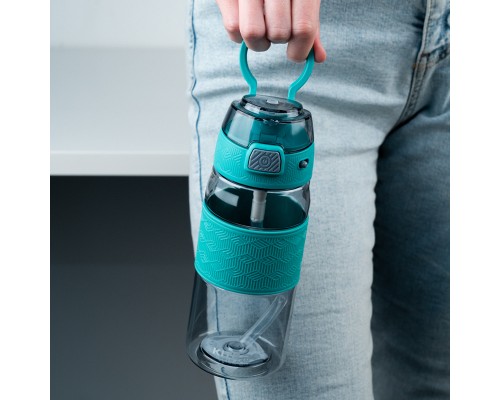 Поїльник-непроливайка Kite 600 мл, сіро-зелена (K24-1201-1)