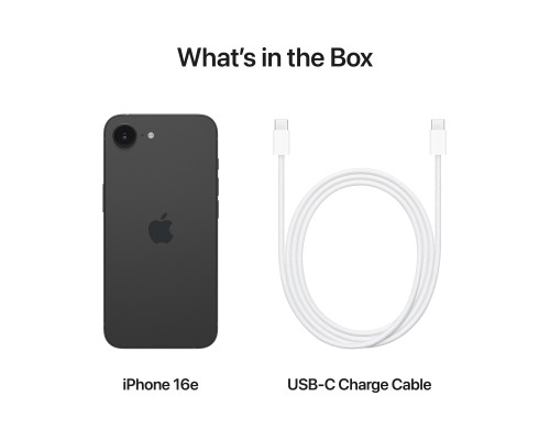Мобільний телефон Apple iPhone 16e 512GB Black (MD1X4)