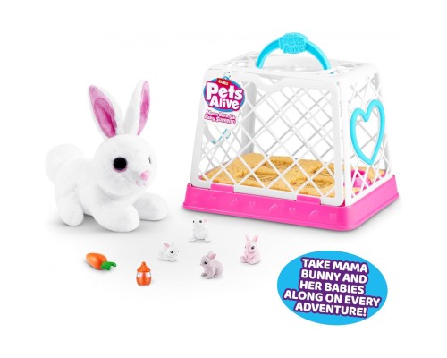 Інтерактивна іграшка Pets & Robo Alive Мама кролиця з сюрпризом (9554)