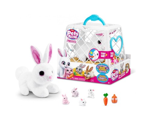 Інтерактивна іграшка Pets & Robo Alive Мама кролиця з сюрпризом (9554)