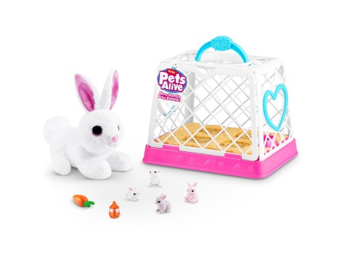 Інтерактивна іграшка Pets & Robo Alive Мама кролиця з сюрпризом (9554)