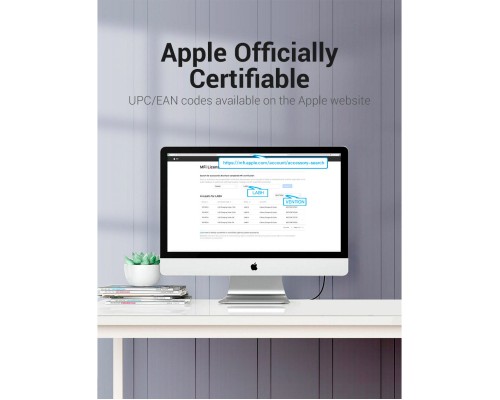 Дата кабель USB 2.0 AM to Lightning 2.0m 2.4A Aluminum Alloy Purple Vention (LABVH)