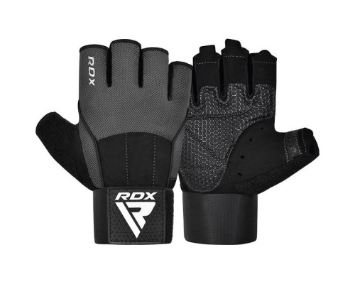 Рукавички для фітнесу RDX W3 with EVA Padding Grey S (WGS-W3G-S+)