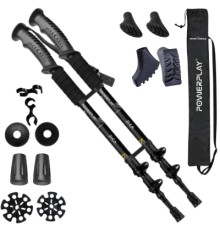 Трекінгові палиці PowerPlay 9109 Fika Black/Yellow 60-135 см (PP_9109_Fika_Bl/Yellow)