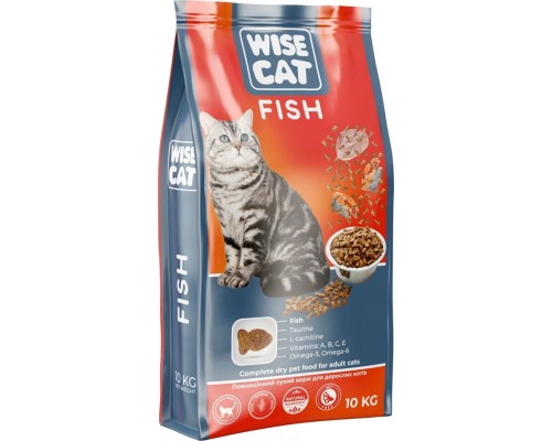 Сухий корм для кішок Wise Cat Fish 400 г (4820111141739)