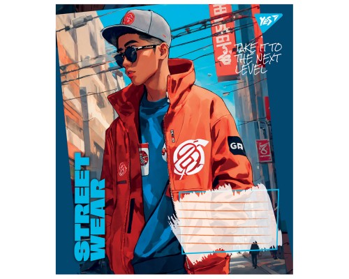 Зошит Yes Street wear А5 36 аркушів клітинка (767071)