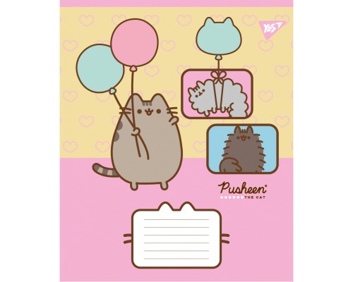 Зошит Yes Pusheen Funny А5 12 аркушів лінія (767603)