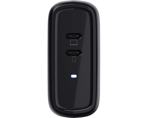Зарядний пристрій Trust Maxo 65W 2xUSB-C PD black (25380_TRUST)
