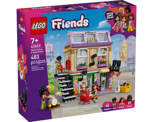 Конструктор LEGO Friends Музичний магазин та квартира (42653)