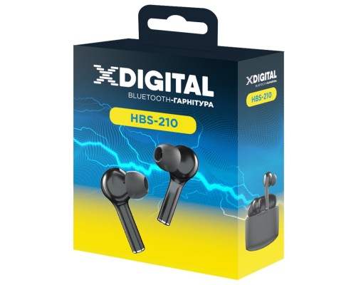 Навушники X-Digital HBS-210 Black (HBS-210K)