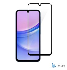 Скло захисне 2E Samsung Galaxy A15-M15 (A155-M156) 2.5D FCFG black (2E-G-A15-SMFCFG-BB)
