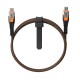 Дата кабель USB-C to USB-C 0.75m v3.2 240W Rugged double braided nylon black+orange UAG (9B4415114097)