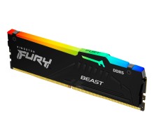 Модуль пам'яті для комп'ютера DDR5 64GB (2x32GB) 5600 MHz Beast RGB EXPO Black Kingston Fury (ex.HyperX) (KF556C40BBA-64)