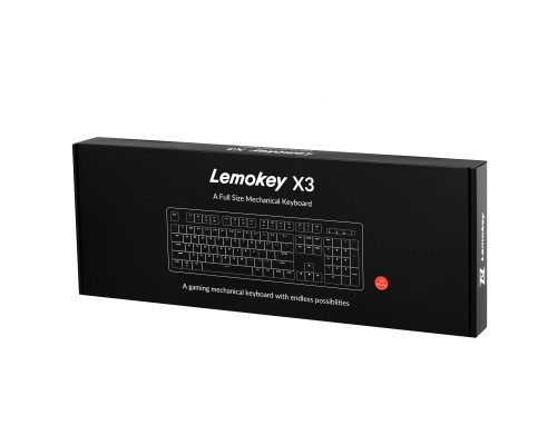 Клавіатура Lemokey Keychron X3 Brown RGB USB Black (X3-H3-UA)
