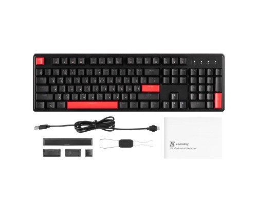 Клавіатура Lemokey Keychron X3 Brown RGB USB Black (X3-H3-UA)