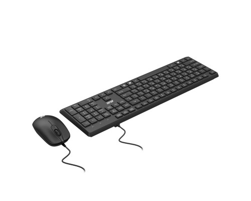 Комплект 2E MK405 USB UA Black (2E-MK405UBK)