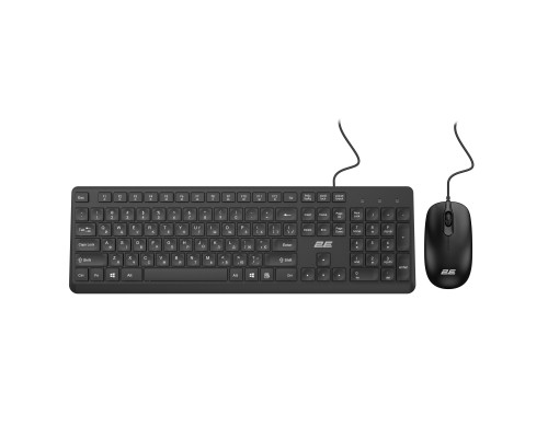 Комплект 2E MK405 USB UA Black (2E-MK405UBK)