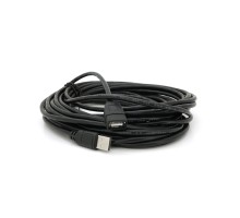 Дата кабель USB 2.0 AM/AF 10.0m ferrite black Voltronic (YT-AM/AF-10BL)