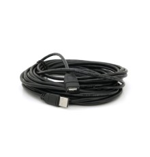 Дата кабель USB 2.0 AM/AF 10.0m ferrite black Voltronic (YT-AM/AF-10BL)