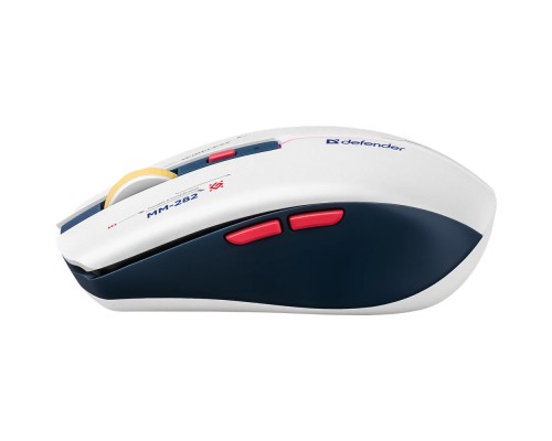 Мишка Defender Dila MM-282 Wireless White/Blue (52282)