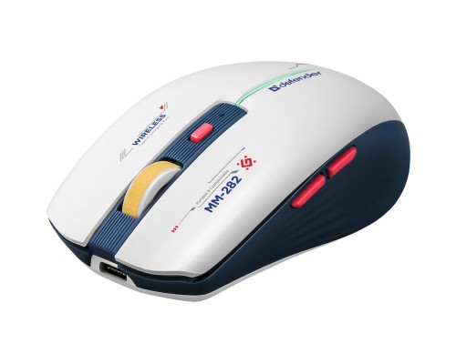 Мишка Defender Dila MM-282 Wireless White/Blue (52282)