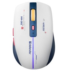 Мишка Defender Dila MM-282 Wireless White/Blue (52282)