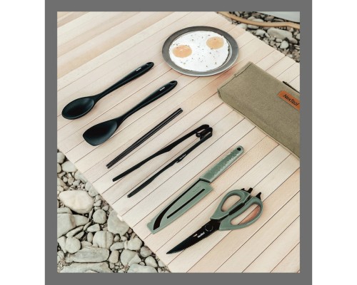 Набір туристичного посуду NexTool Outdoor Cooking set, 6 предметів (NE20325)