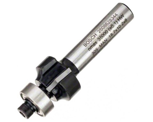 Фреза Bosch Professional карнизна, Std, S8, R3, L10.2 (2.608.628.344)