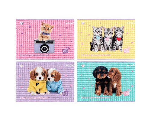 Альбом для малювання Kite Studio Pets, 24 аркуша (SP25-242)
