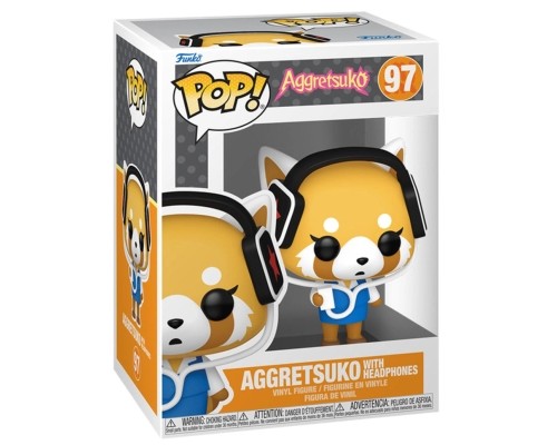 Фігурка Funko Pop серії Sanrio - Агресивна Рецуко в навушниках (80392)