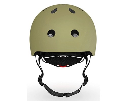 Шолом Scoot&Ride оливковий з ліхтариком 51-53см (SR-190605-OLIVE)