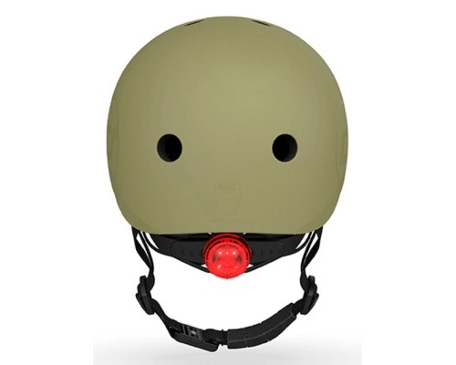 Шолом Scoot&Ride оливковий з ліхтариком 51-53см (SR-190605-OLIVE)