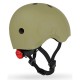 Шолом Scoot&Ride оливковий з ліхтариком 51-53см (SR-190605-OLIVE)