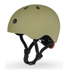 Шолом Scoot&Ride оливковий з ліхтариком 51-53см (SR-190605-OLIVE)