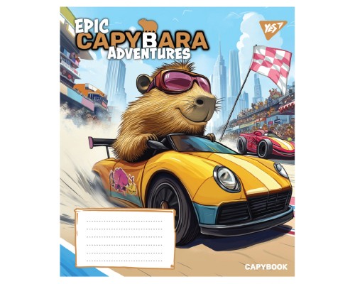 Зошит Yes Epic Capybara А5 24 аркушів лінія (767797)