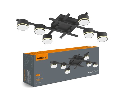 Світильник Videx під лампу 6xGX53 (VL-SPF31-6B)