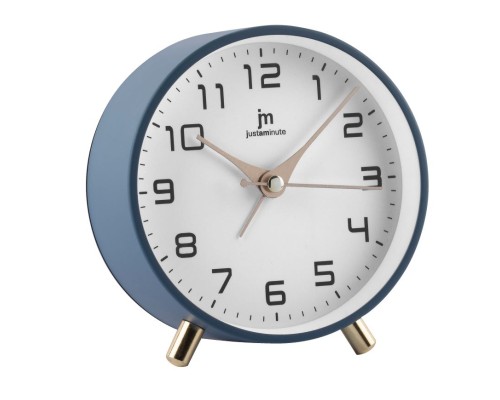 Настільний годинник Lowell будильник, синій (JA7100A)