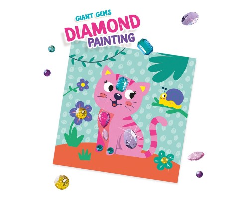 Набір для творчості Ses Creative з алмазною мозаїкою Велетенські кристали (14027S)