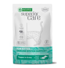 Вологий корм для кішок Nature's Protection Superior Care Kitten Immune System Support Tuna & Sea Bass 70 г (UNINPSC63930)