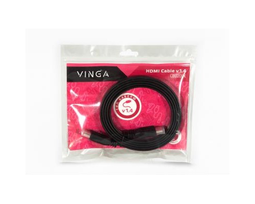 Кабель мультимедійний HDMI to HDMI 1.5m Vinga (CB020BK)
