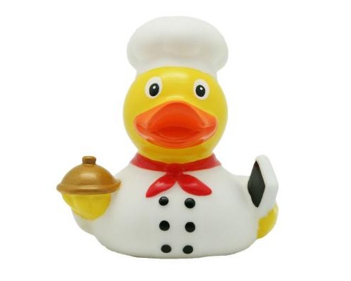 Іграшка для ванної Funny Ducks Утка Повар (L1898) Іграшка для ванної Funny Ducks Утка Повар (L1898)