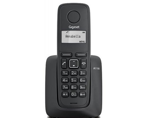 Телефон DECT Gigaset A116 Black (S30852H2801S301)