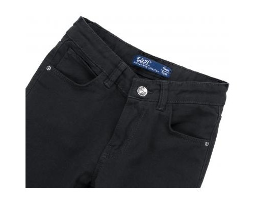 Штани дитячі Breeze з джинсової тканини (OZ-17606-134B-black)