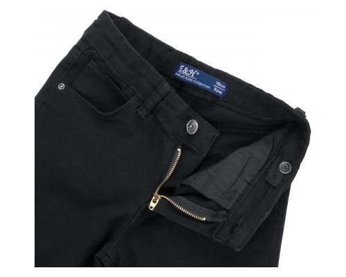 Штани дитячі Breeze з джинсової тканини (OZ-17606-134B-black)