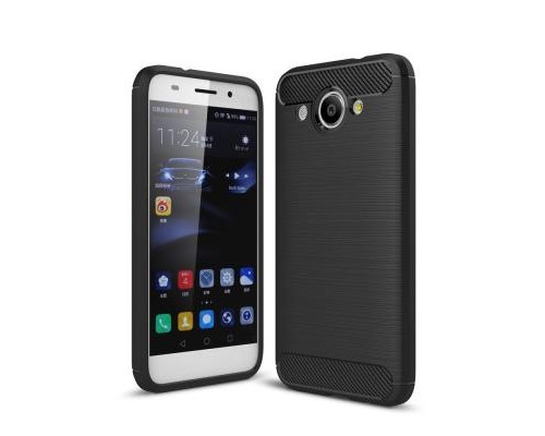 Чохол до мобільного телефона для Huawei Y3 2017 Carbon Fiber (Black) Laudtec (LT-HY32017B)