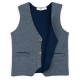 Жилет дитячий Breeze трикотажный с кармашками (10555-152B-blue)