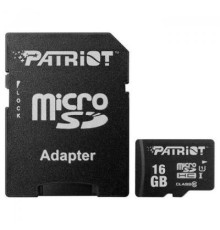 Карта пам'яті Patriot 16GB microSD class10 UHS-I (PSF16GMCSDHC10)